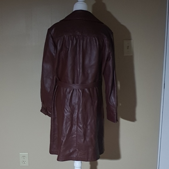 New England Sportwear Co. Leather Coat - Picture 2 of 8